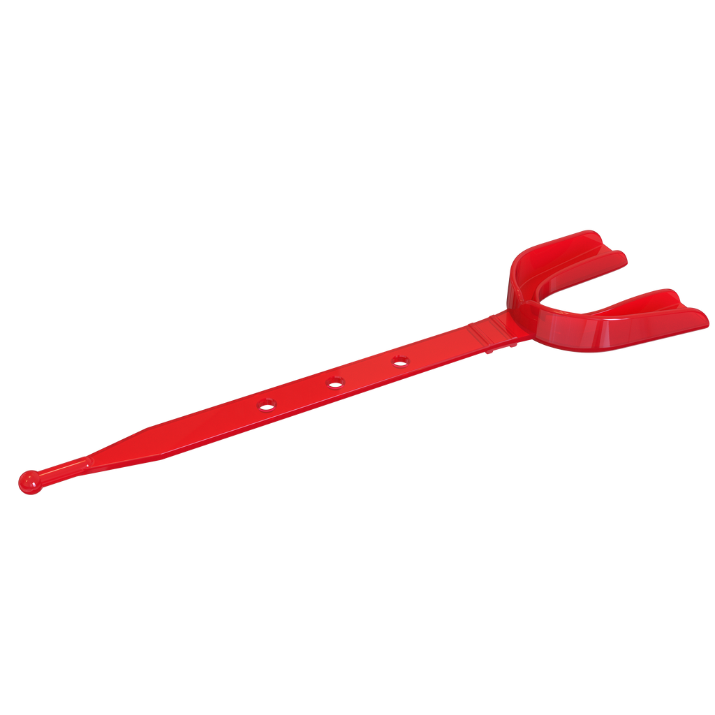 Red Sports Guard With Strap And Pink Protective Case