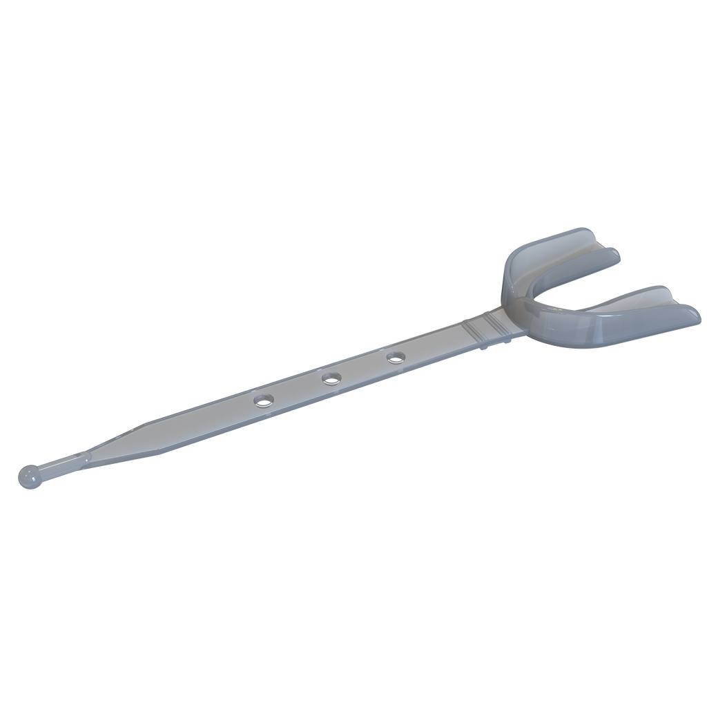 Silver Sports Guard With Strap And Blue Protective Case