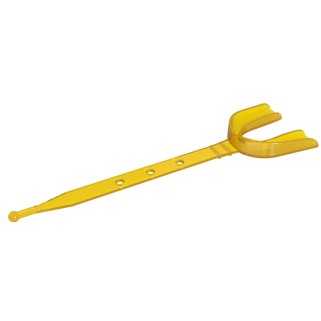 Yellow Sports Guard With Strap And Pink Protective Case