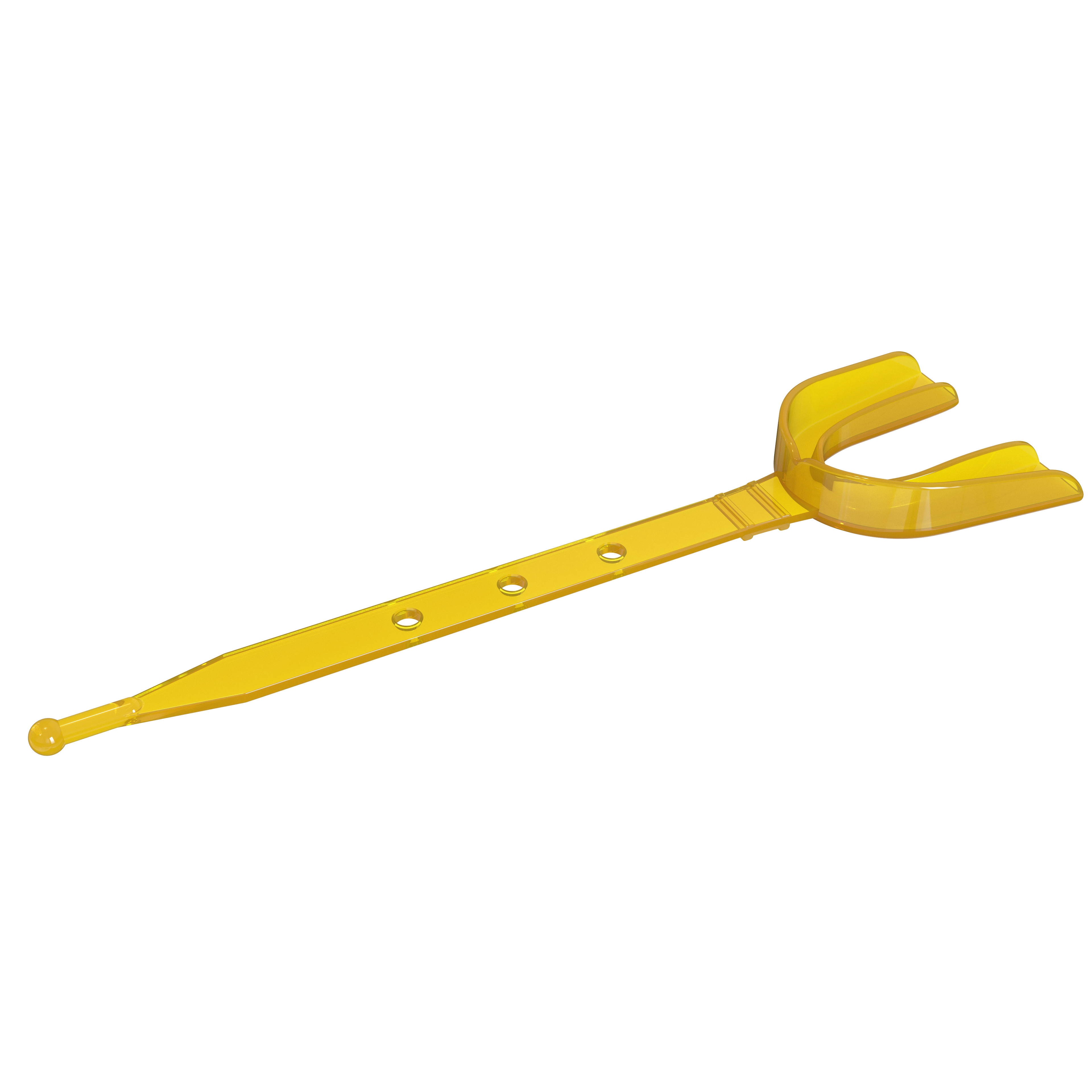 Yellow Sports Guard With Strap And Blue Protective Case