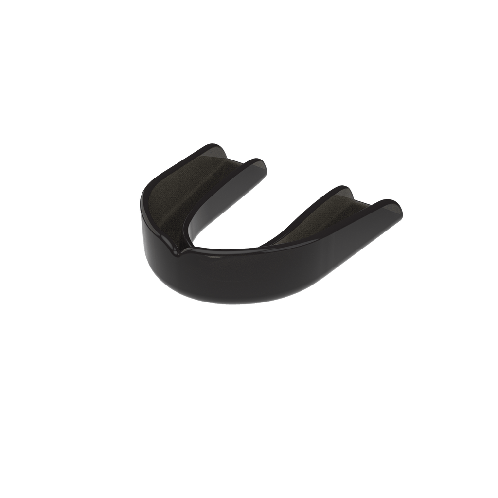 Black Sports Guard With Blue Protective Case