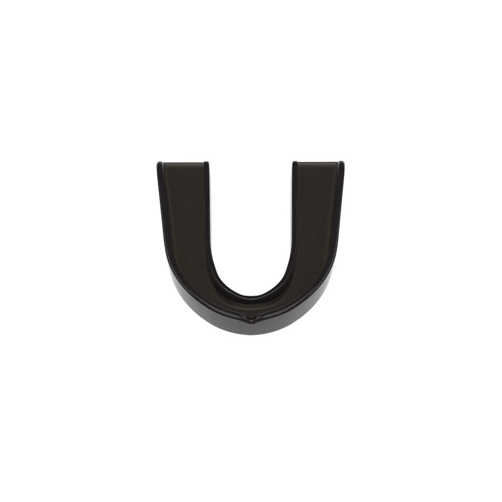 Black Sports Guard With Blue Protective Case