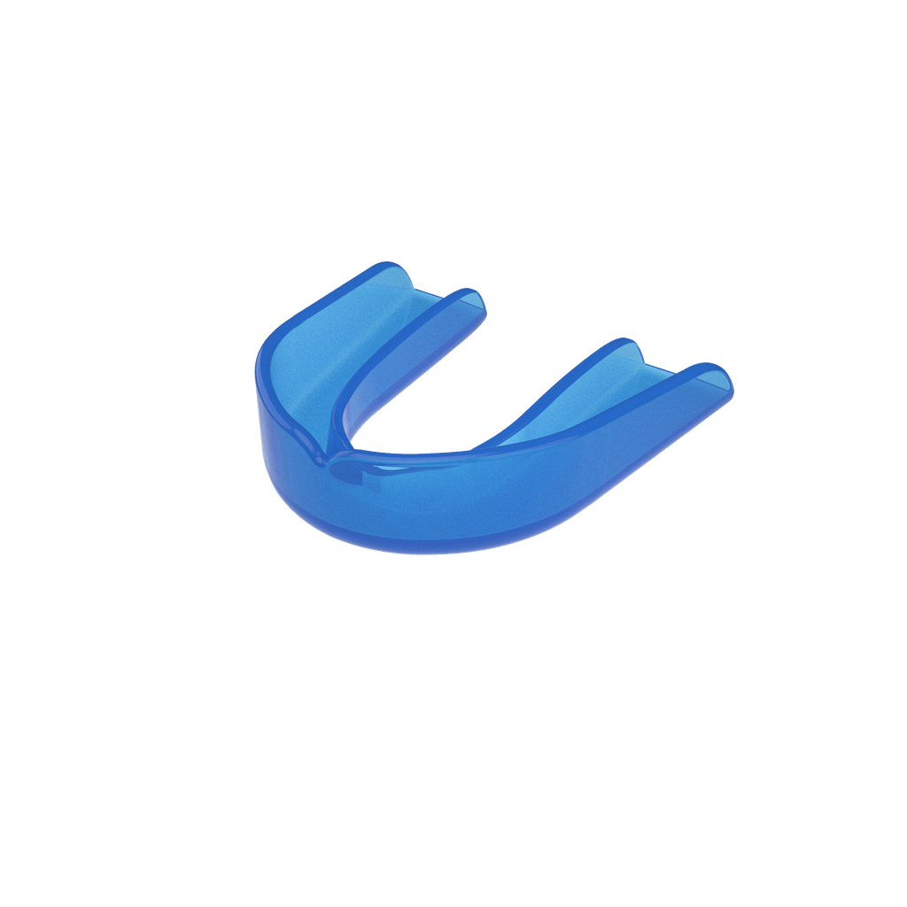Blue Sports Guard With Red Protective Case