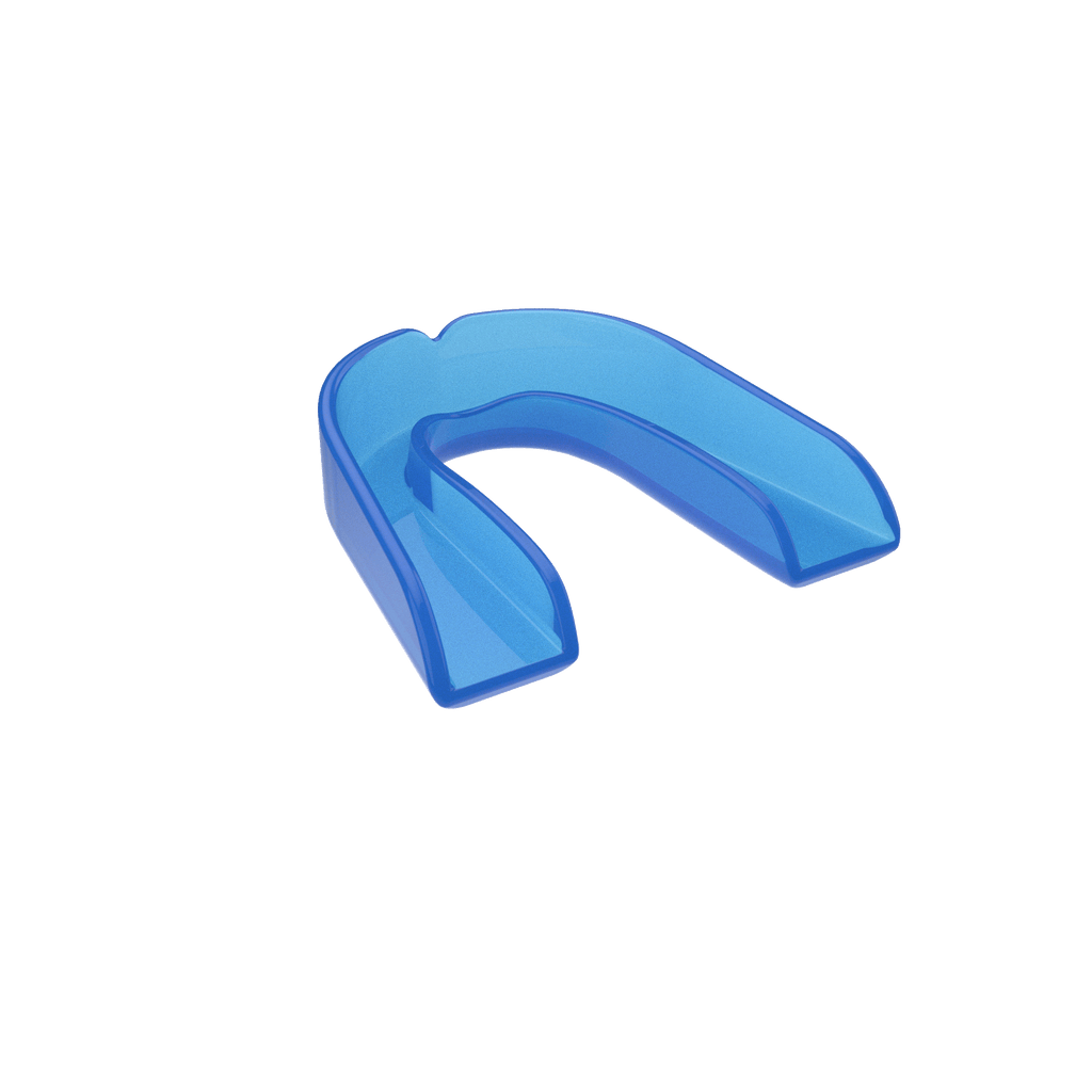 Blue Sports Guard With Red Protective Case