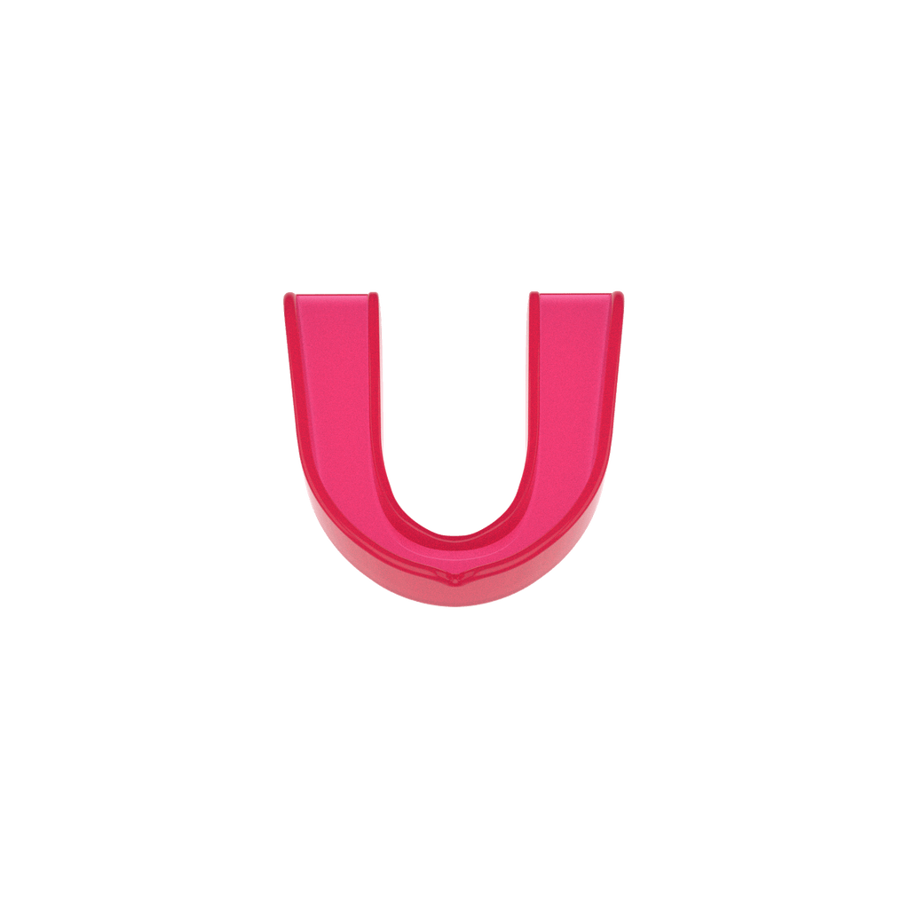 Pink Sports Guard With Red Protective Case