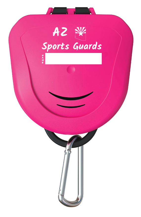 Yellow Sports Guard With Pink Protective Case