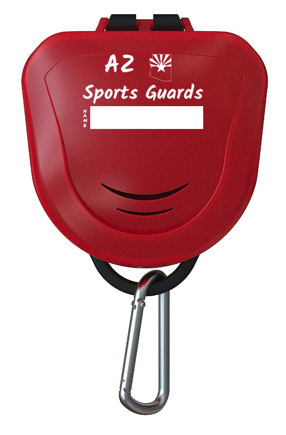 Yellow Sports Guard With Red Protective Case